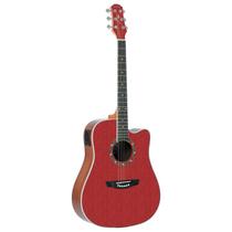 Violão Eletroacustico Strinberg CD40C Vermelho Cromo Folk WR