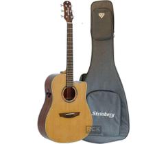 Violão Eletroacústico Strinberg Diamond DD1C NS Folk