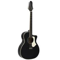 Violão Eletroacústico Tagima Rio Negro Latin América Aço Black Satin