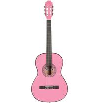 Violão Estudante Acústico Cordas Nylon Waldman Pp1 Rosa