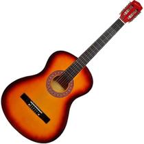 Violão Estudante Barato Clássico Acústico Nylon Sunburst