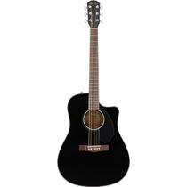 Violão Fender Eletroacústico CD60SCE Dreadnought Black