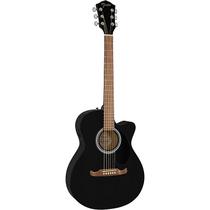 Violão Fender Eletroacústico FA135CE Concert Preto Bk Violão Fender Eletroacústico FA135CE Concert Preto Bk