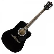 Violão Fender FA125CE Dreadnought Eletroacustico WN Black