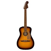 Violão Fender Malibu Player Wn Gold Pick Sunburst 0970722503 Violão Fender Malibu Player Wn Gold Pick Sunburst 0970722503