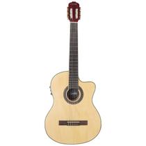 Violão Flat Tonante Lorenzzo 39 Elétrico Afinador Brown VTLSC1954M