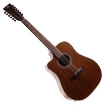 Violão Folk Canhoto 12 Cordas Atv Fosco Aço Artec Edge Rx415