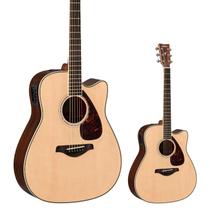 Violão Folk Elétrico Aço Yamaha FGX830C NT Tampo Maciço Violão Folk Elétrico Aço Yamaha FGX830C NT Tampo Maciço