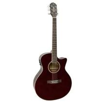 Violao Folk Giannini Gsf 3 Ceq Cutaway Tdw - Translucent Dark Wine