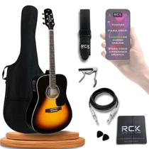 Violão Giannini Aço Eletroacústico kit Completo