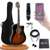 Violão Giannini Aço Eletroacústico kit Completo