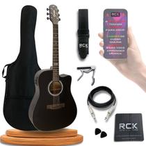 Violão Giannini Aço Eletroacústico kit Completo