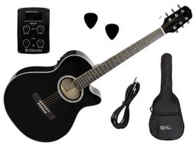 Violão Giannini Aço GSF-1D CEQ Mini Jumbo Eletroacústico