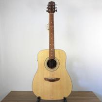 Violão Giannini Elétrico Folk Tampo Maciço FK1 Goal EQ NS