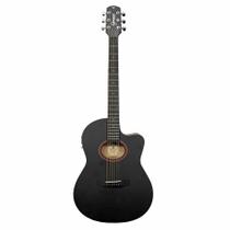 Violão Giannini Eletroacústico GSF-1D CEQ Color Top Black (CTBK)