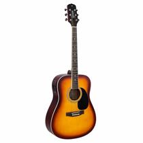 Violao giannini gd-1 eq ts folk full tobacco sunburst