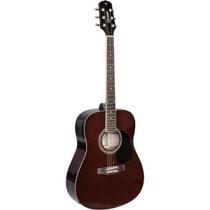 Violão Giannini GD1 EQ Eletroacústico Dreadnought Translucent Dark Wine Violão Giannini GD1 EQ Eletroacústico Dreadnought Translucent Dark Wine