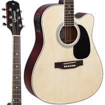 Violão Giannini GDC1 CEQ NS Folk Aço Elétrico Natural Fosco