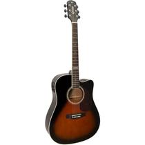 Violao giannini gf-1d ceq 3ts folk cutaway eletroacustico 3 tone sunburst