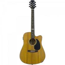 Violão Giannini GF1D CEQ Eletroacústico Aço Zebra Wood F002