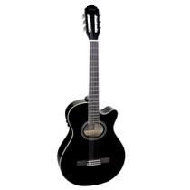 Violao Giannini Gnf1d Ceq Bk Nylon Eletroacustico