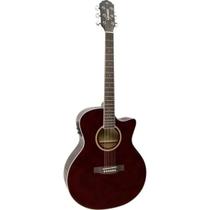Violão Giannini GSF3 CEQ Eletroacústico Aço Translucent Dark Wine Dark Wine Violão Giannini GSF3 CEQ Eletroacústico Aço Translucent Dark Wine Dark Wine