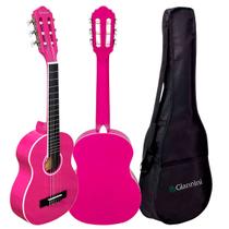 Violão giannini infantil start nr 1/2 pink glossy pkg c/ capa