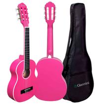 Violão giannini infantil start nr 1/2 pink satin pks c/ capa