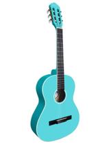 Violao giannini n6 tbs start nailon acustico turquoise blue satin