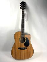 Violão Giannini Performance Gf-1d Ceq ZebraWood Verniz Fosco Cod 19243