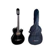 Violão Giannini Performance GNF-1D Elétrico Nylon BK Preto + Capa