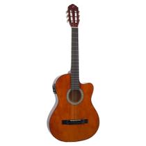 Violao giannini sf-14 ceq n flat aco eletroacustico natural