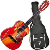 Violão Infantil Carros Disney Phx Vic-3 Cars Mac + Capa Phx