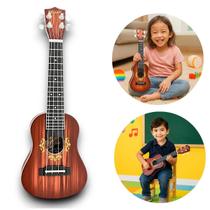Violão Infantil Médio Brinquedo Musical Capa e Palheta 49cm