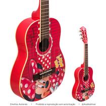 Violão Infantil PHX Disney Minnie VIDMN1 Afinação Real + Bag - PHX