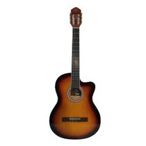 Violão jahnke flat nylon elétrico sunburst