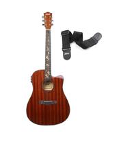 Violão land aço varnish mahogany l-825b correia