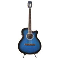 Violão Land Eletrico Nylon Azul Lw-N40E/Bl