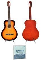 Violão land nylon sunburst ln-39 sb encordoamento nylon pa-c30