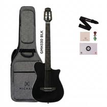 Violão michael neoedge flat solido gmh330 dark side com bag