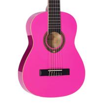 Violão Michael Nylon Acústico Vm15ny Pk Rosa Pink