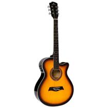 Violão Michael VMA320 Elétrico Mini Jumbo Sunburst Brilhante