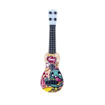 Violão Mini Infantil Ukulele Musical 4 Cordas Com Desenho - Tribo urbana