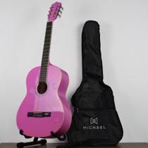 Violão Nylon Acustico Tensor Dual Action VM19E PK Michael