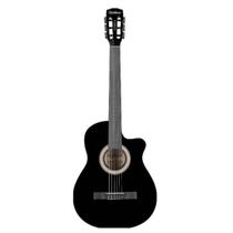 Violão Nylon Eletrico Waldman Flce-39N Bk Black