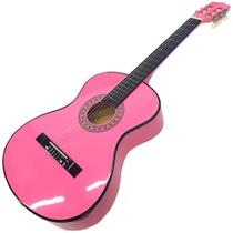 Violao Rosa Classico Cordas Nylon E Tensor