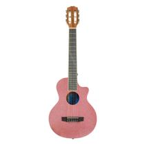 Violão Seizi Fun Panda Nylon Acústico Rose Gold Sparkle