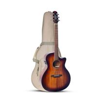 Violão seizi supreme ryu mirai cutaway eletroacústico koa burst