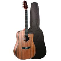 Violão Smiger SM413 WALNUT Walnut Satin Eletroacústico Folk Aço C/ Bag Violão Smiger SM413 WALNUT Walnut Satin Eletroacústico Folk Aço C/ Bag