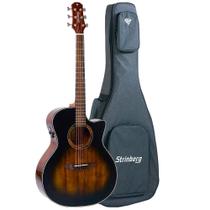 Violão Strinberg DA2SC SBK Sunburst Black Diamond Serie Eletroacustico C/ Bag